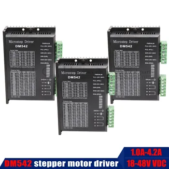 2-phase Stepper Motor Driver DM542 Stepper Motor Controller 18-48 VDC Max. 4.2-O pentru 57 86 Seria Motor