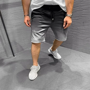 Oameni Noi gradient de Pantaloni Largi Pantaloni scurti Fitness Culturism Jogger Mens Casual Săli de sport exercițiu Rece durabil pantaloni de Trening