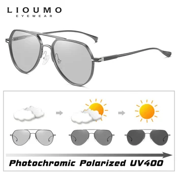 LIOUMO Brand de ochelari de Soare Pentru Barbati Polarizati Fotocromice de Conducere Ochelari Femei Ochelari de Cameleon Lentile Anti-Orbire gafas de sol