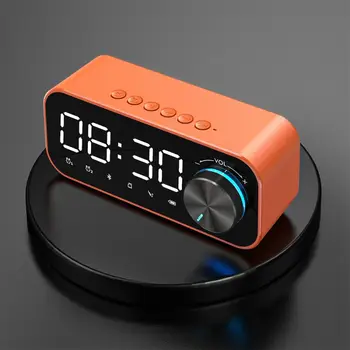 Dual Ceas Deșteptător Design Bluetooth 5.0 Ceas Deșteptător Difuzor Bluetooth LED Digital Display Baterie de Mare Capacitate Music Player