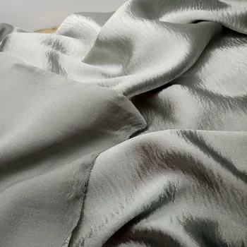 Satin tesatura crep de mătase pânză material lucios Manual DIY calitate înaltă reflectorizante strălucitoare Țesătură de Poliester rochie de Mireasa