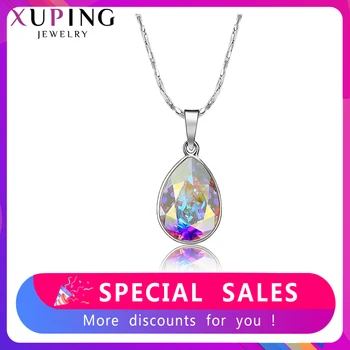 Xuping Apă forma Pendantl Colier Cristale de Înaltă Calitate Bijuterii la Modă Cadouri pentru Femei M59-30192