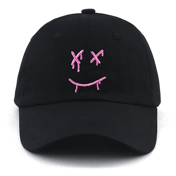 Louis Tomlinson moda șapcă de baseball broderie-e Dor de Tine Zâmbet Fata tata pălărie din bumbac reglabil negru hip hop palarie unisex