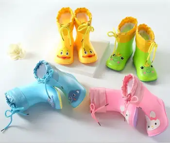 2020 Hot Nou Moda pentru Copii Clasic Rainboots PVC Cauciuc Copii de Desene animate Pantofi pentru Copii Pantofi de Apă Impermeabil cu Cizme de Ploaie
