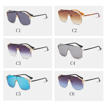 Emosnia Unisex Supradimensionat ochelari de Soare Piața de Pilot Modis Oculos De Sol feminino 2019 Lux, Femei, Barbati de Brand Designer de Ochelari de Soare