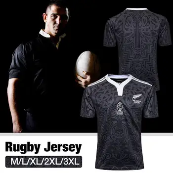 Noua Zeelandă a 100-a Aniversare Comemorative de Rugby tricou de Sport sală de sport shirt de Funcționare Rugby tricou olympique de marseille