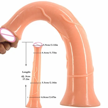 Super-Timp Mare de Animale Dildo cu ventuza Uriaș Cal Realist Penisului Penis Vagin Anale, Vibratoare Jucarii Sexuale Pentru Femei