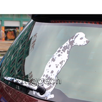 Auto Styling Ștergătoarelor de Desene animate câine Dalmațian Autocolant Pentru Mitsubishi ASX, Lancer 10 9 Outlander, Pajero I200 Pentru Acura MDX RDX