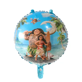 10buc/lot 18inch Desene animate Moana Baloane Ocean Drăguț Prințesă Balon de Folie Petrecerea de Ziua Decor Consumabile Jucărie pentru Copii Aer Globos