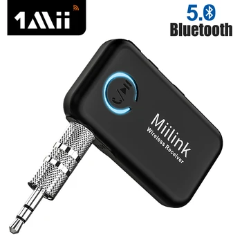 1Mii ML100 Bluetooth 5.0 Receptor Auto Cu Microfon 14H Lung Baterie 3.5 mm AUX Jack Aux Bluetooth Adaptor pentru Masina pentru Căști Difuzor