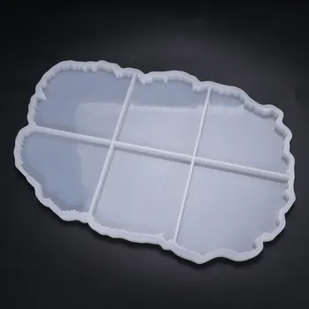Silicon de Cristal Rășină Epoxidică Mucegai Neregulate Coaster Mat turnată Manual Meserii DIY Decorare de a Face Instrumente
