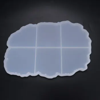 Silicon de Cristal Rășină Epoxidică Mucegai Neregulate Coaster Mat turnată Manual Meserii DIY Decorare de a Face Instrumente