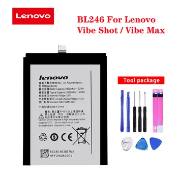 Baterie de 3000mAh Pentru Lenovo Vibe Shot z90a40 Vibe Max Z90 Z90-3 Z90-7 BL246 Original Telefon Mobil Batteria AKKU În Stoc