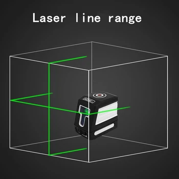 Profesia de grad Înalt nivel cu Laser 360 de auto-nivelare orizontală și verticală, cruce super rosu puternic green Laser beam a Doua linie