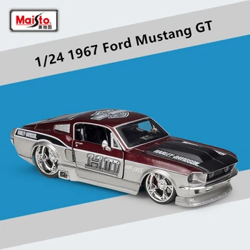 Maisto 1:24 Ford Mustang GT versiune modificată aliaj model de masina meserii decor colecție de instrumente de jucărie cadou