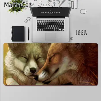 Maiyaca de Calitate Superioară de Animale Drăguț Fox Cauciuc Natural Gaming mousepad Birou Mat Transport Gratuit Mari Mouse Pad Tastaturi Mat