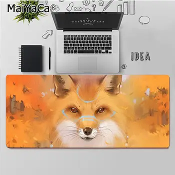 Maiyaca de Calitate Superioară de Animale Drăguț Fox Cauciuc Natural Gaming mousepad Birou Mat Transport Gratuit Mari Mouse Pad Tastaturi Mat