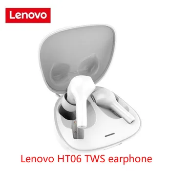 Original Lenovo HT06 TWS 5.0 Bertone Cip Bluetooth 5.0 Căști MICROFON Dual de Reducere a Zgomotului Pavilioane Wireless rezistent la apa