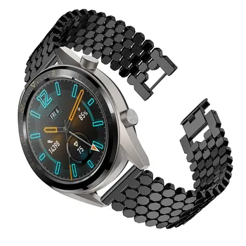 Bratara 22mm pentru Samsung Galaxy watch 46mm înaltă calitate din oțel inoxidabil bratara curea trupa de metal pentru Huawei watch gt 2e