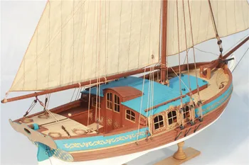 NIDALE Model de Scara 1/24 Iaht de Lux Suedia 1770 barcă cu pânze model kituri