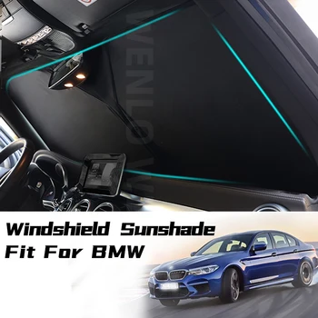 Interioare auto Parbriz Parasolar Bloc Anti-UV Cover Pentru BMW 1 2 3 Seria 5 F10 F18 F20 F30 F31 E60 E90 G28 Fereastră Soarele Protector