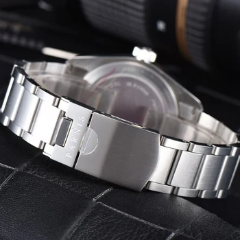 Parnis 41mm Miyota Ceas Automatic Barbati din Oțel Inoxidabil Luminos Brand de Lux Cristal de Safir Bărbați Ceas Mecanic