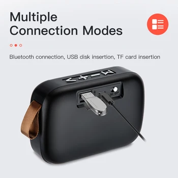 Bluetooth Mini Difuzor Portabil Wireless Difuzor de Sunet 3D Stereo Muzica Surround Vorbitor în aer liber Sprijin FM TF Difuzor