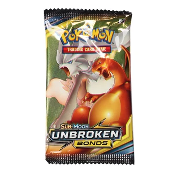 324 Carduri Pokemon TCG: Sun & Moon Neîntreruptă Obligațiuni 36-Pack Booster Box Joc de cărți de Tranzacționare Colectia pentru Copii Jucarii