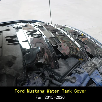 Fibra De Carbon Radiator Rezervor De Apă Garnitura Capac Pentru Ford Mustang Accesorii 2018 2019 2020 Compartimentul Motor Accesorii