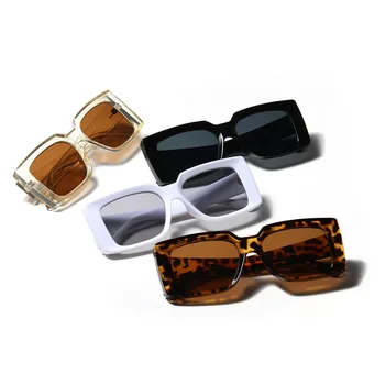 Peekaboo cadru pătrat de sex feminin de ochelari de soare retro style negru maro doamnelor dreptunghiulară ochelari de soare pentru femei uv400 2021 primăvară