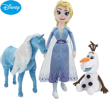 Fierbinte Disney Frozen 2 Printesa Elsa Anna Șopârlă Renul Sven Olaf om de Zăpadă de Pluș Umplute papusa copii Cadou de Craciun o jucarie pentru copii