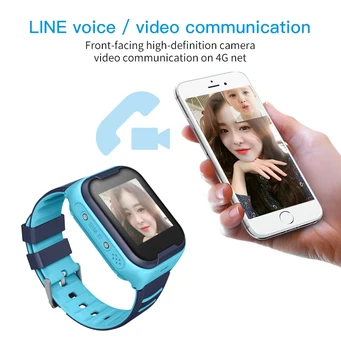 Ceas inteligent pentru copii SOS IP7 Impermeabil 4G+WIFI+GPS Tracker Localizare Două sensuri Conversație Smartwatch pentru Android