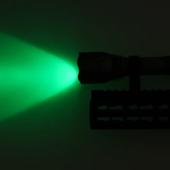 10000 Lumeni LED-uri Lanterna Tactice Verde de Vânătoare Lanterna+de la Distanță Comutator de Presiune+Baterie 18650+Luneta Monta+Incarcator+Caz