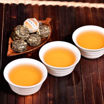 50pcs10 Diferite Arome Mini Yunnan Pu-erh Ceai Chinezesc Ceai Pu-erh ceai, cu Punga de Cadou