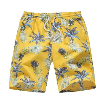 Varsanol Bărbați pantaloni Scurți Noi 2019 Hawaiian print pantaloni Scurti Pentru Barbati Vara Solidă Respirabil Talie Elastic Casual Pantaloni sex Masculin