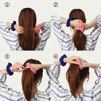 21 Buc Catifea Elastica Benzile de Păr pentru Femei sau Fete Accesorii de Par Benzile de Păr Elastice Moi Fermecător Elasticul Hairband