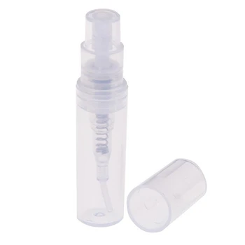 200Pcs/Lot 2 ML din Plastic Transparent Sticla cu Pulverizator Mic Ambalare produse Cosmetice Atomizor Parfum Sticle de Pulverizare Spray Lichid Recipient