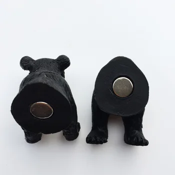 1 Set Canada Urs Magnet De Frigider Suveniruri Turistice Vancouver Ursul Brun Amuzant Magnet Ornamente Drăguț Magnetic Frigider Autocolante