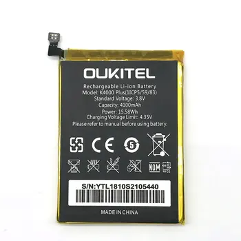 QCKBST Original 4100mAh baterie si instrumente de reparații Pentru Oukitel K4000 Plus Telefon Mobil Baterii În stoc