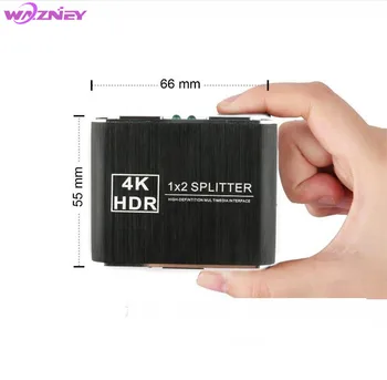 50set aliaj Metalic foarte subtire de Splitter-ul HDMI V1.4 HDR 4K x 2K 2 Port 1 din 2 pentru Full HD 1080P si 3D de Rezoluție