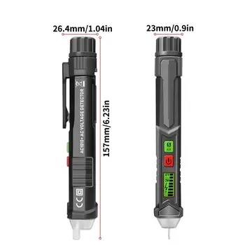 AC1010+ Smart Non-contact Tester de Tensiune de Inducție Alarma Detector de Inducție Pen A69D