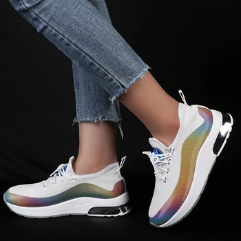 Rimocy 2020 Mix de Moda de Culoare Respirabil Platforma Adidasi Femei Plus Dimensiune Pantofi 43 pentru Femeie Fund Gros Pantofi Casual Femei