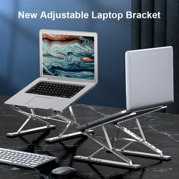 Aluminiu Portabil Laptop Stand Pliabil Notebook Stand Strat Dublu Reglabil Pe Înălțime Laptop Titularului Sprijin Pentru Macbook Suport