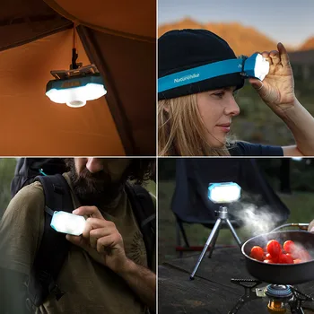 2019 Nouă Versiune LED Far lanternă SOS Zoomable lampă de cap mini trepied suport Far USB Reîncărcabilă Pentru Camping în aer Liber