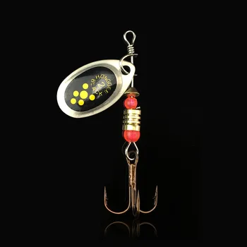 Culoare aleatorii 10buc/multe Momeli de Pescuit Păstrăv Lingura de Metal Rotative Momeli pentru Jig Zbura de Pescuit Momeli Mare Greu Atrage Cu Cârlige de Pescuit