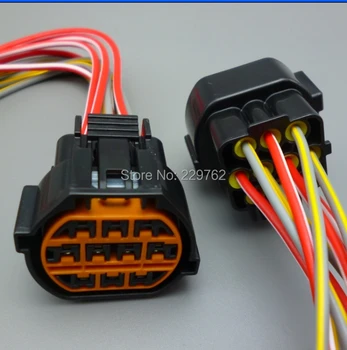 Shhworldsea 1buc 10Pin faruri LED priza auto pentru Hyundai KIA K2 și IX35 auto conector impermeabil plug HP066-10021