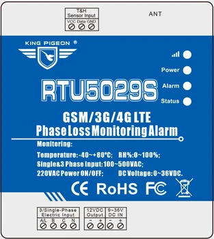 Industriale de Automatizare de Înaltă Tensiune Joasă Failur Cu SMS-uri de Alertă RTU5029S Wireless GSM 3G 4G LTE Pierderea Fazei de Alarmă de Monitorizare