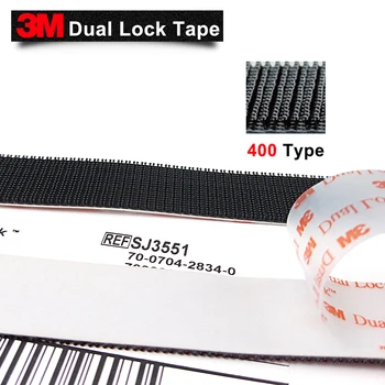 3M SJ3551 Tip 400 Dual Lock dispozitiv de Fixare autoadezive, Banda ,1