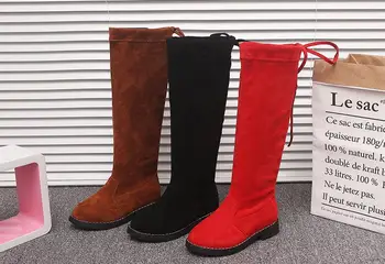 Copii Pantofi Cald Iarna Noi Fete Cizme Black Red Cizme Înalte Pentru Copii Fete De Moda Cizme De Iarna Cizme Fete B229