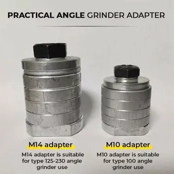 Polizor unghiular Pentru Cioplire Mașină Adaptor Convertor Șurub Drill Adapter Instrument de Accesorii M10/14 XH8Z